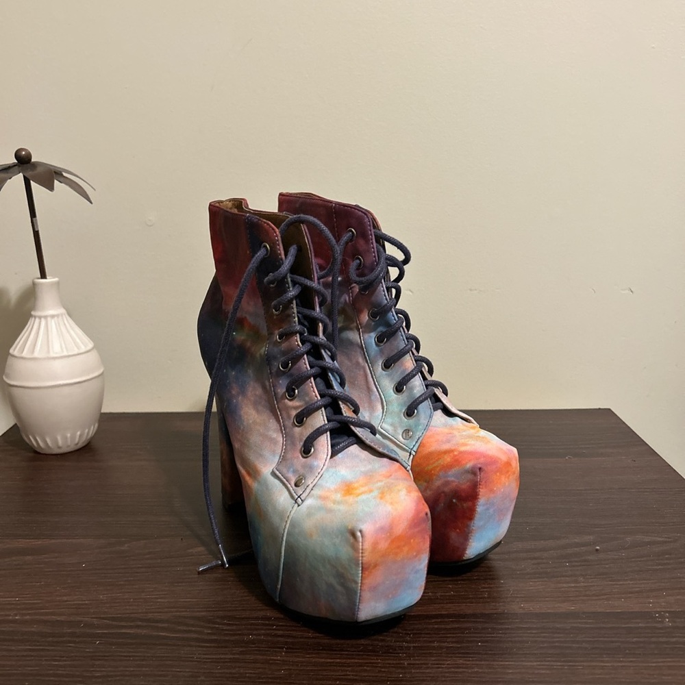 Jeffrey Campbell X Blackmilk Galaxy Boots